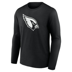 Arizona Cardinals Personalized Name & Number Monochrome Long Sleeve T-Shirt Black | NFL