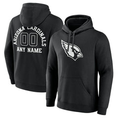 Arizona Cardinals Personalized Name & Number Pullover Hoodie Black | NFL