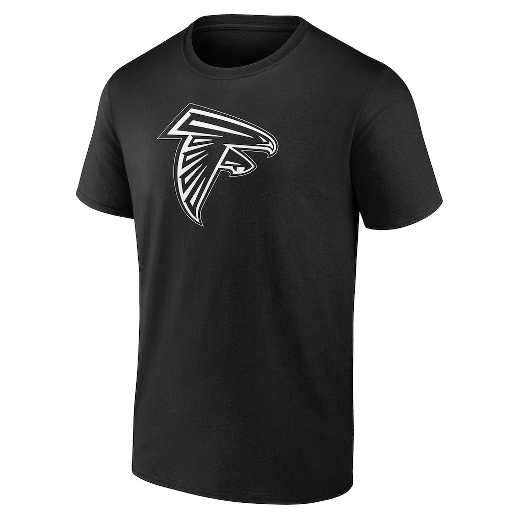Atlanta Falcons Personalized Name & Number Monochrome T-Shirt Black | NFL