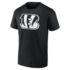 Cincinnati Bengals Personalized Name & Number Monochrome T-Shirt Black | NFL