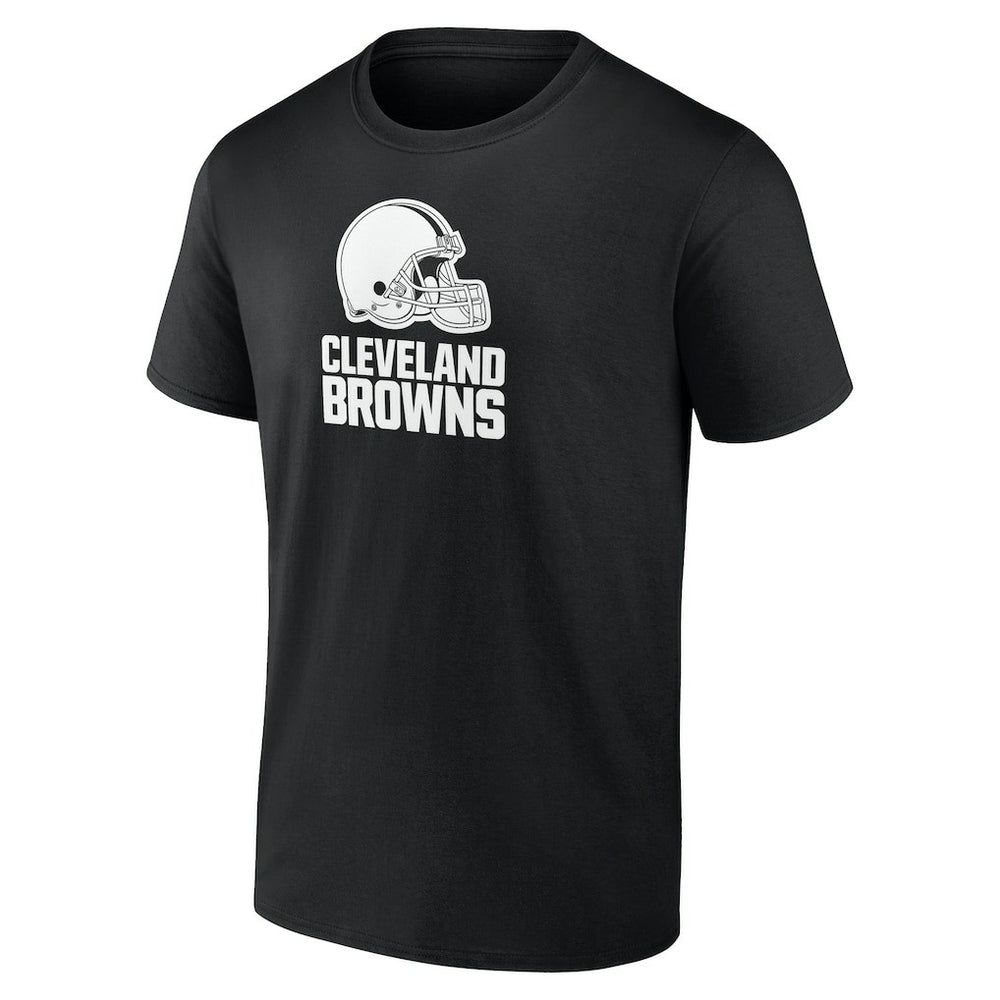 Cleveland Browns Personalized Name & Number Monochrome T-Shirt Black | NFL