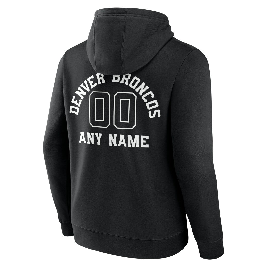 Denver Broncos Personalized Name & Number Pullover Hoodie Black | NFL