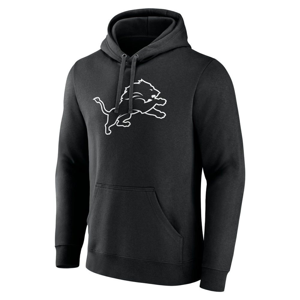 Detroit Lions Personalized Name & Number Pullover Hoodie Black | NFL