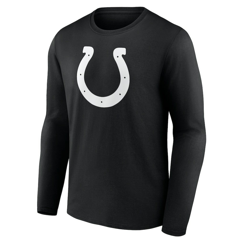 Indianapolis Colts Personalized Name & Number Monochrome Long Sleeve T-Shirt Black | NFL