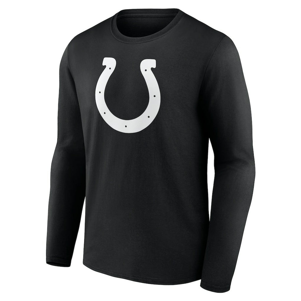 Indianapolis Colts Personalized Name & Number Monochrome Long Sleeve T-Shirt Black | NFL
