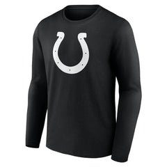 Indianapolis Colts Personalized Name & Number Monochrome Long Sleeve T-Shirt Black | NFL