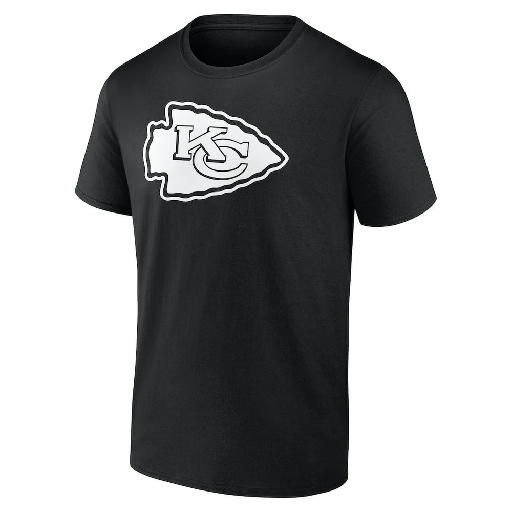 Kansas City Chiefs Personalized Name & Number Monochrome T-Shirt Black | NFL