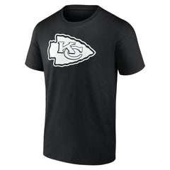 Kansas City Chiefs Personalized Name & Number Monochrome T-Shirt Black | NFL