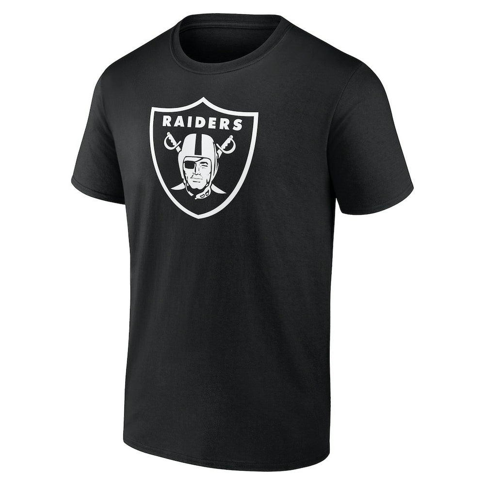 Las Vegas Raiders Personalized Name & Number Monochrome T-Shirt Black | NFL
