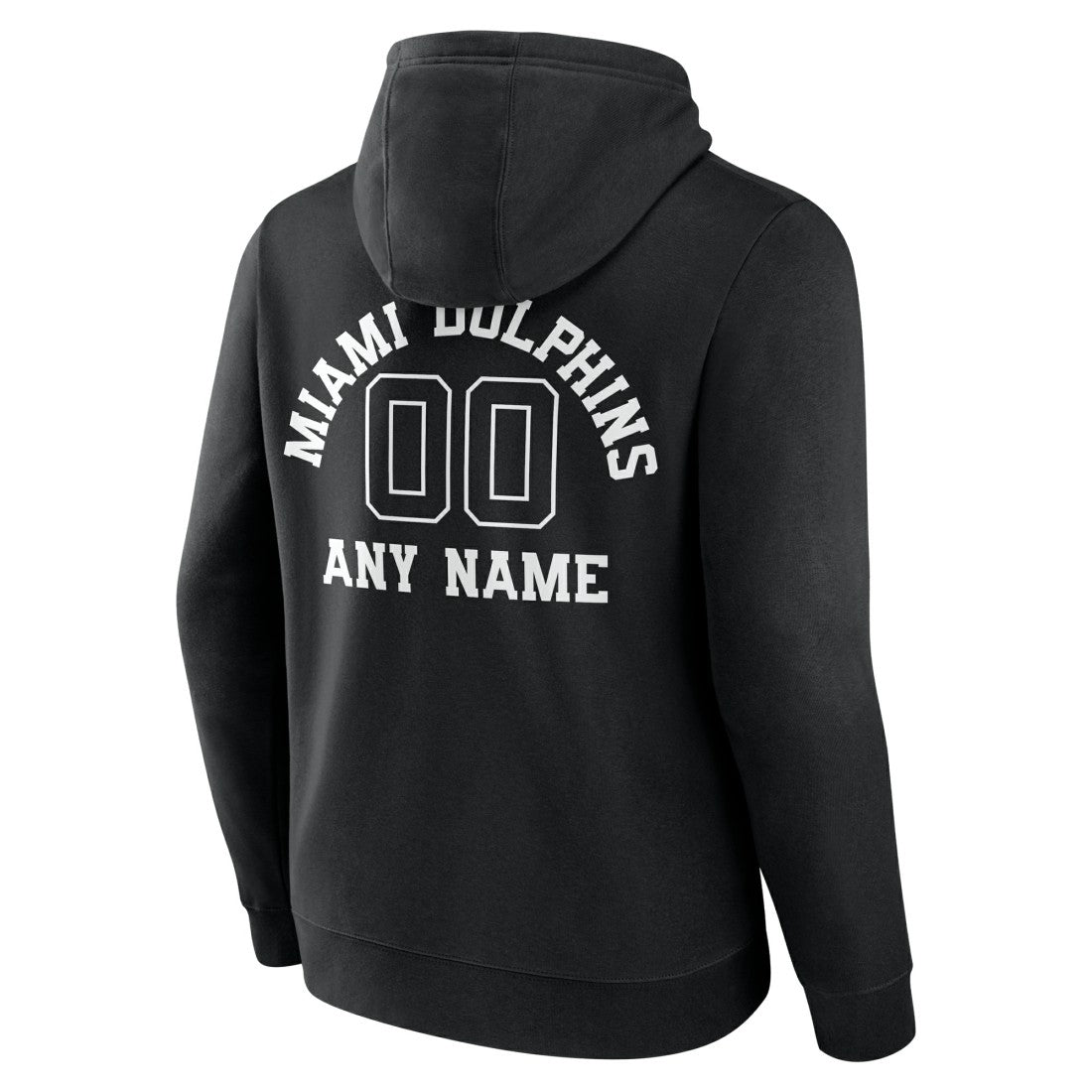 Miami Dolphins Personalized Name & Number Pullover Hoodie Black | NFL