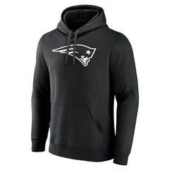 New England Patriots Personalized Name & Number Pullover Hoodie Black | NFL