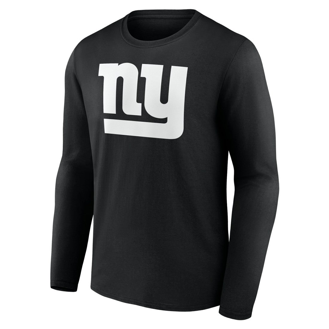 New York Giants Personalized Name & Number Monochrome Long Sleeve T-Shirt Black | NFL