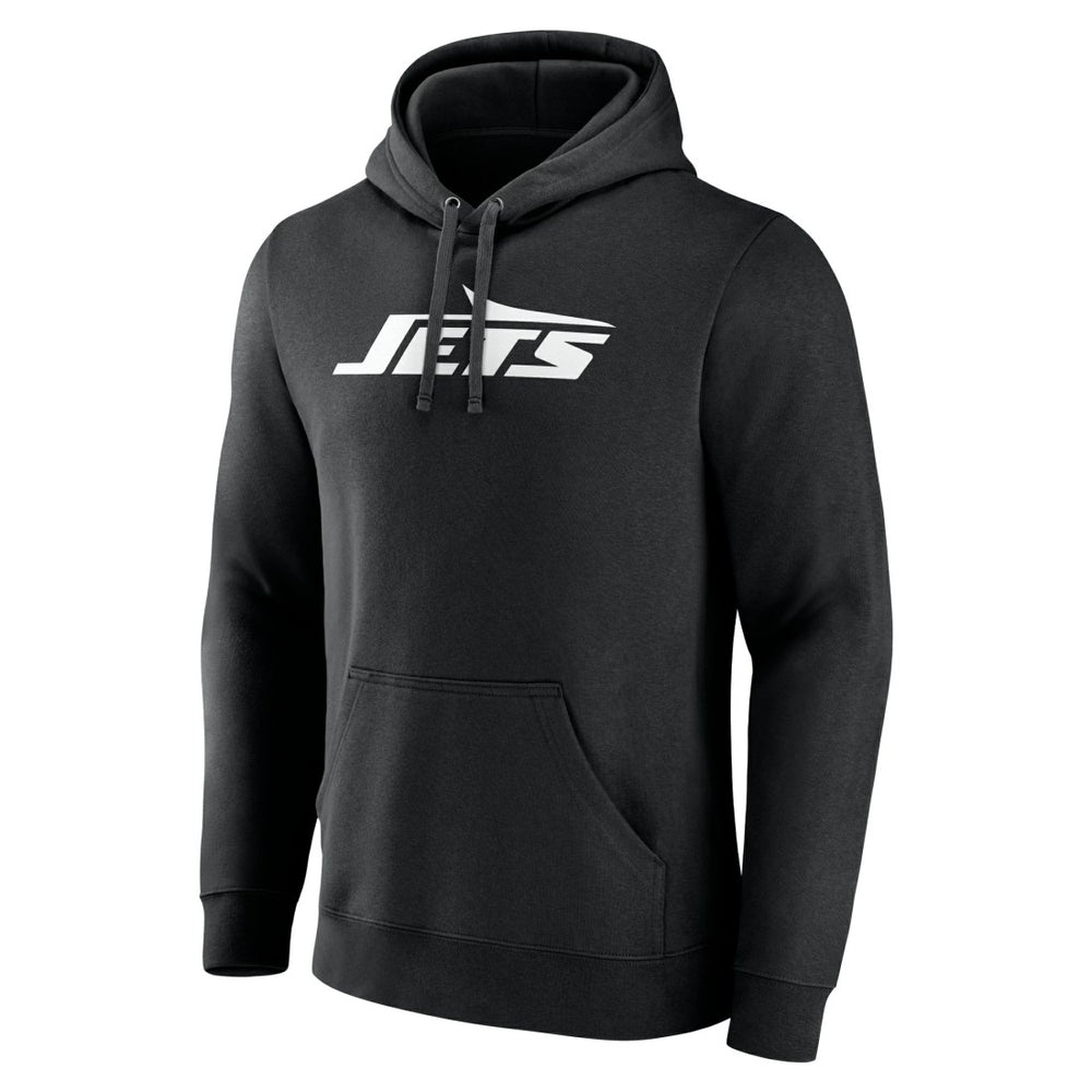 New York Jets Personalized Name & Number Pullover Hoodie Black | NFL