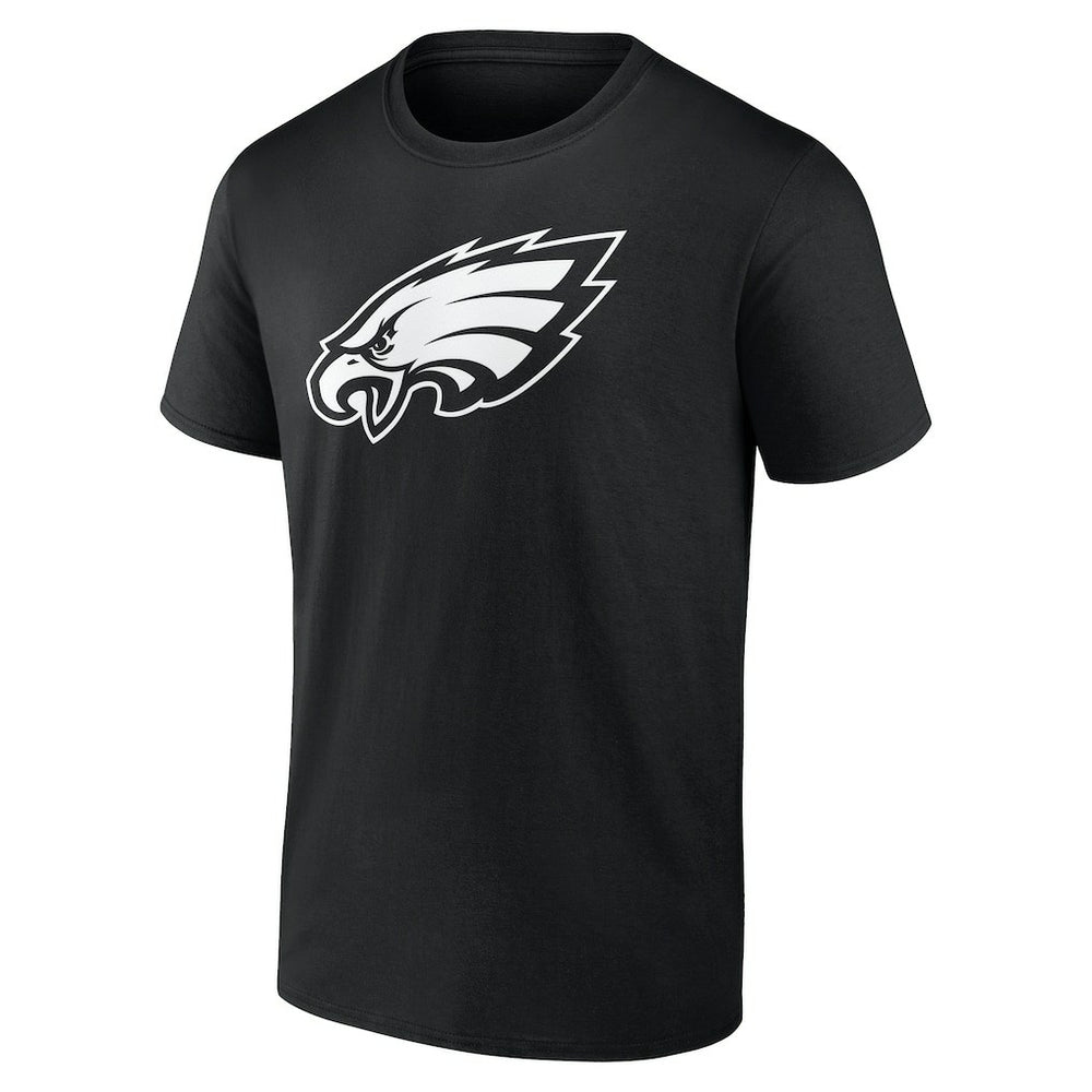 Philadelphia Eagles Personalized Name & Number Monochrome T-Shirt Black | NFL