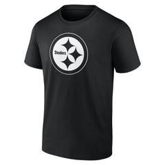 Pittsburgh Steelers Personalized Name & Number Monochrome T-Shirt Black | NFL