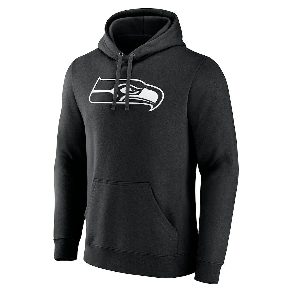 Seattle Seahawks Personalized Name & Number Pullover Hoodie Black | NFL