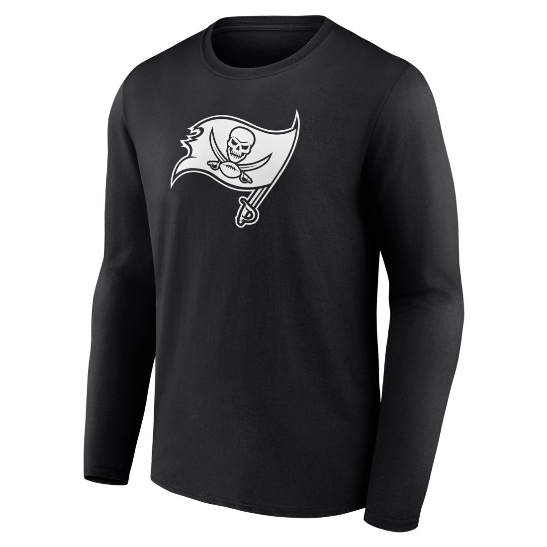 Tampa Bay Buccaneers Personalized Name & Number Monochrome Long Sleeve T-Shirt Black | NFL