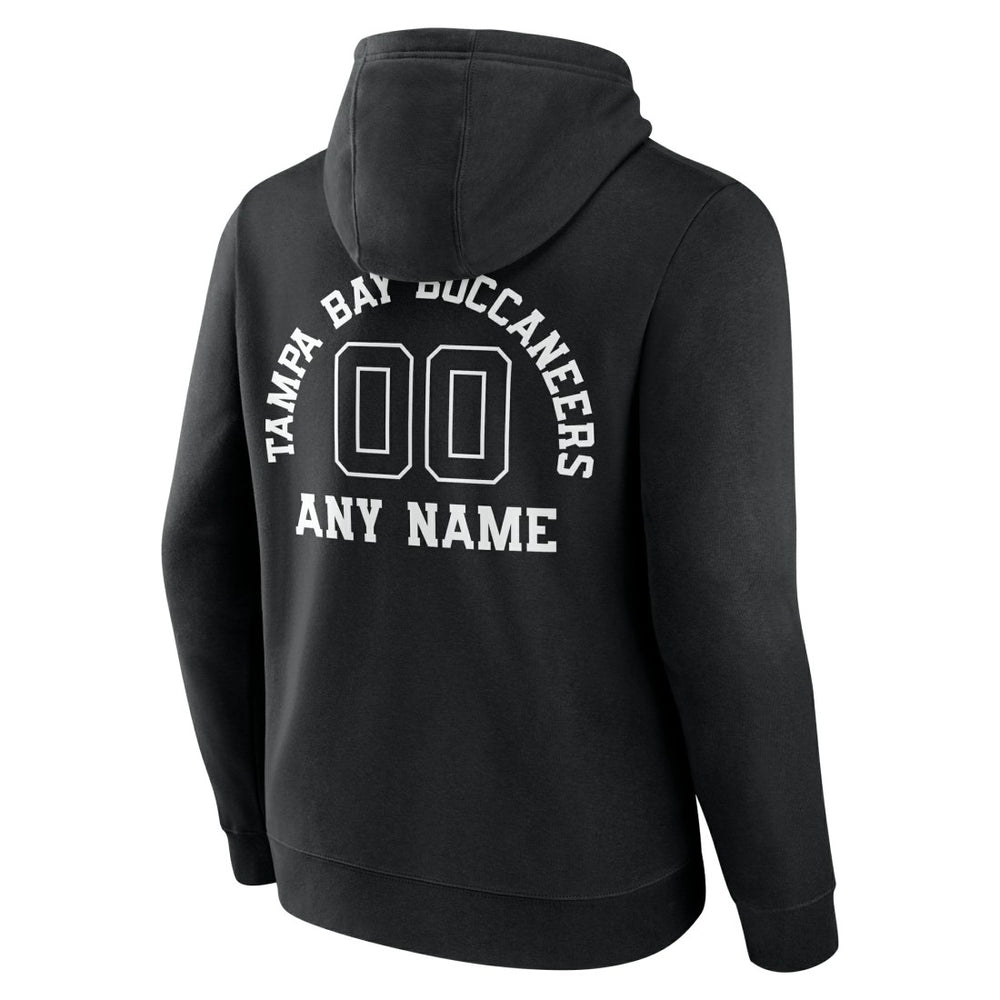 Tampa Bay Buccaneers Personalized Name & Number Pullover Hoodie Black | NFL