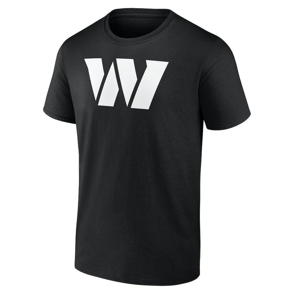 Washington Commanders Personalized Name & Number Monochrome T-Shirt Black | NFL