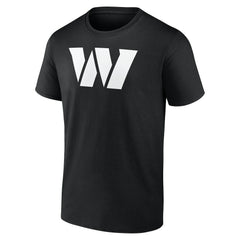 Washington Commanders Personalized Name & Number Monochrome T-Shirt Black | NFL