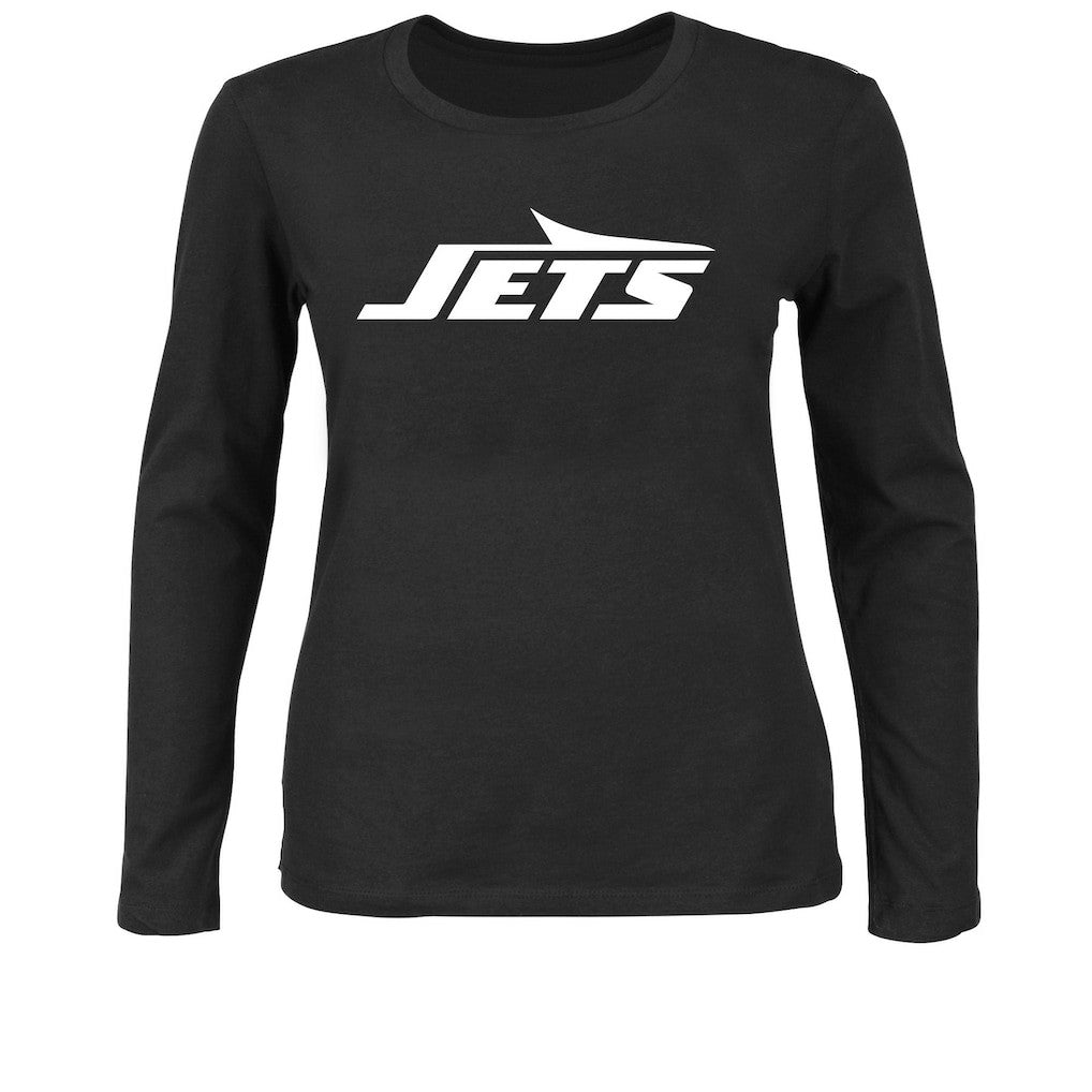 New York Jets Women's Plus Size Long Sleeve T-Shirt Black | Fanatics