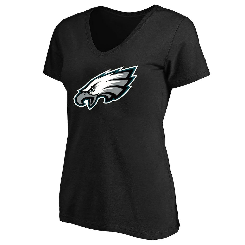 Philadelphia Eagles Women's Plus Size V-Neck T-Shirt Black | Fanatics