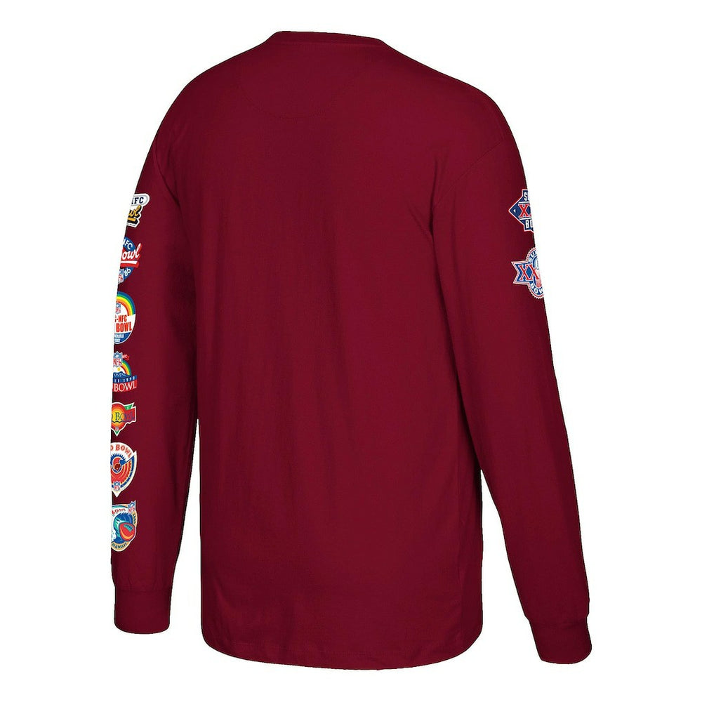 Darrell Green Washington Commanders Player Graphic Long Sleeve T-Shirt Burgundy | Mitchell & Ness