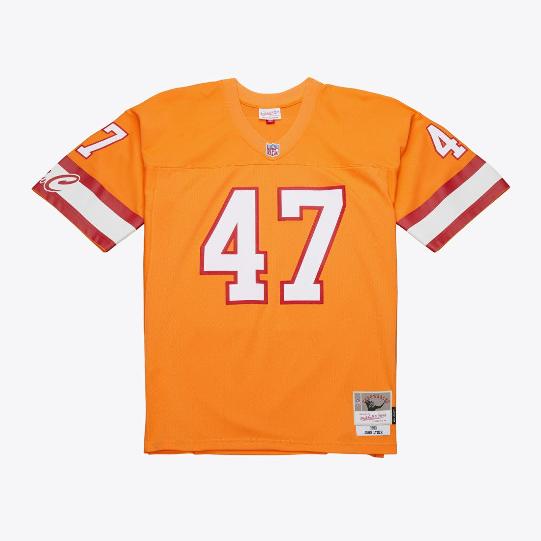 John Lynch Tampa Bay Buccaneers 1993 Legacy Replica Jersey Orange | Mitchell & Ness