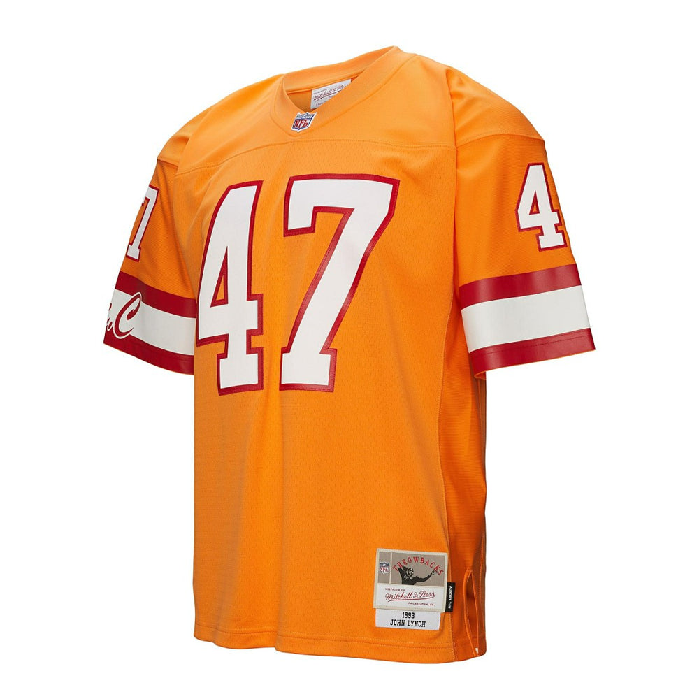 John Lynch Tampa Bay Buccaneers 1993 Legacy Replica Jersey Orange | Mitchell & Ness