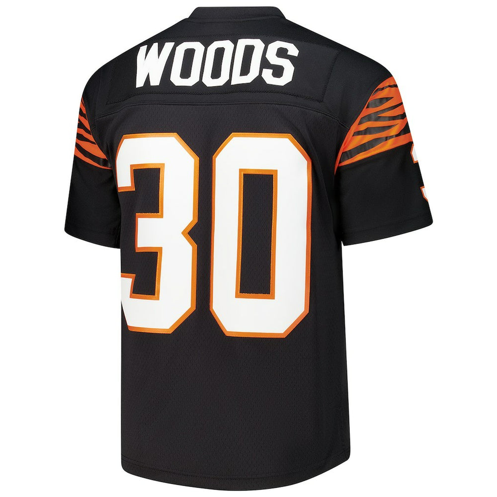 Ickey Woods Cincinnati Bengals 1988 Legacy Replica Jersey Black | Mitchell & Ness