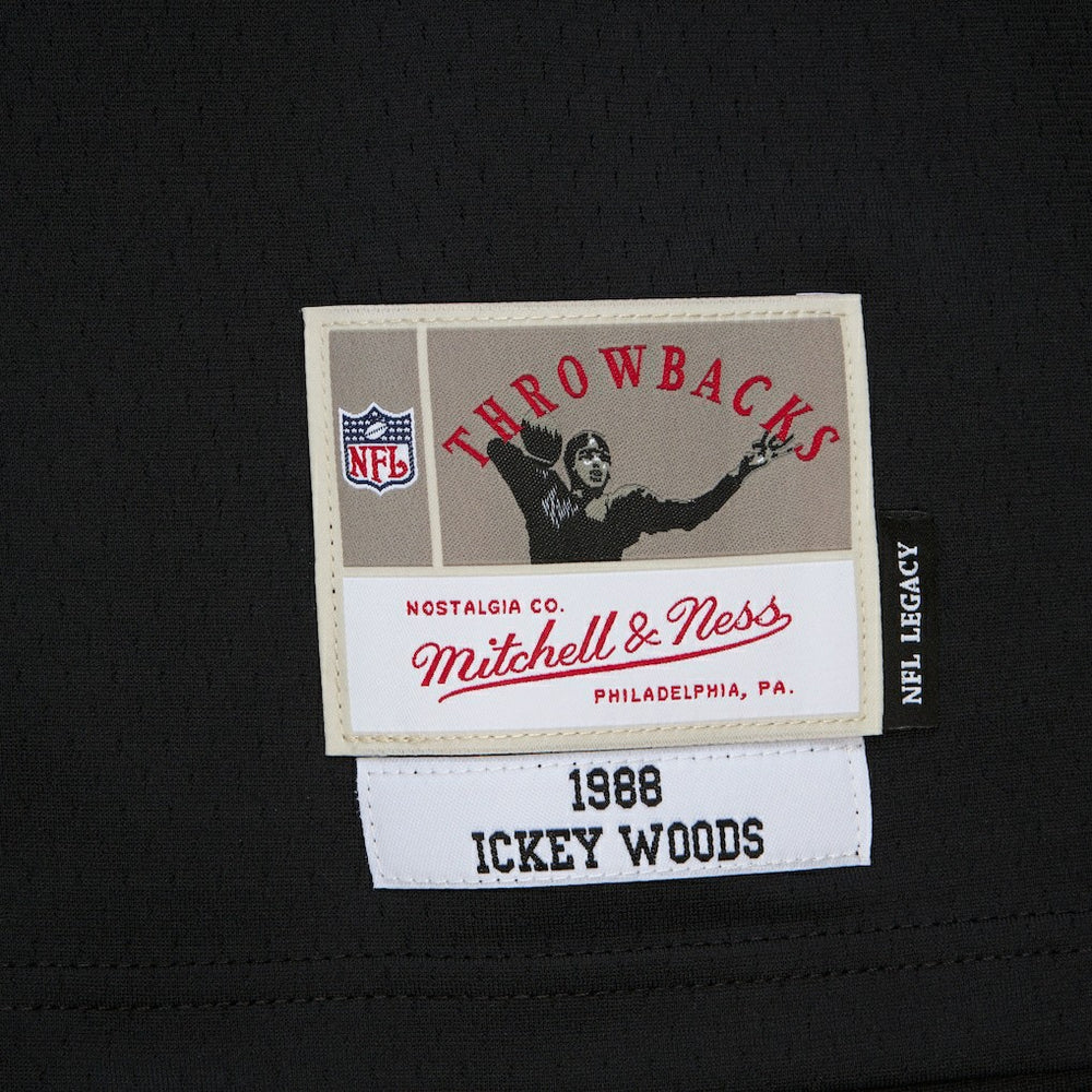 Ickey Woods Cincinnati Bengals 1988 Legacy Replica Jersey Black | Mitchell & Ness