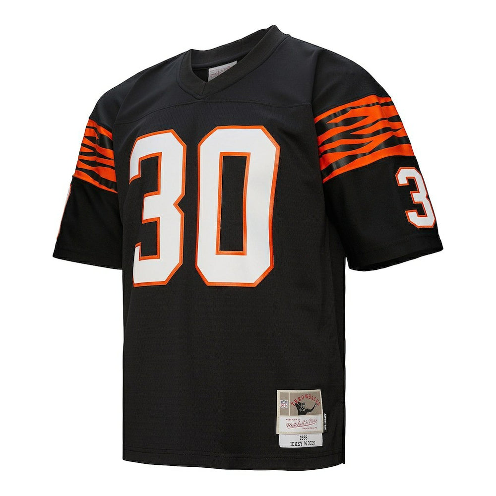 Ickey Woods Cincinnati Bengals 1988 Legacy Replica Jersey Black | Mitchell & Ness