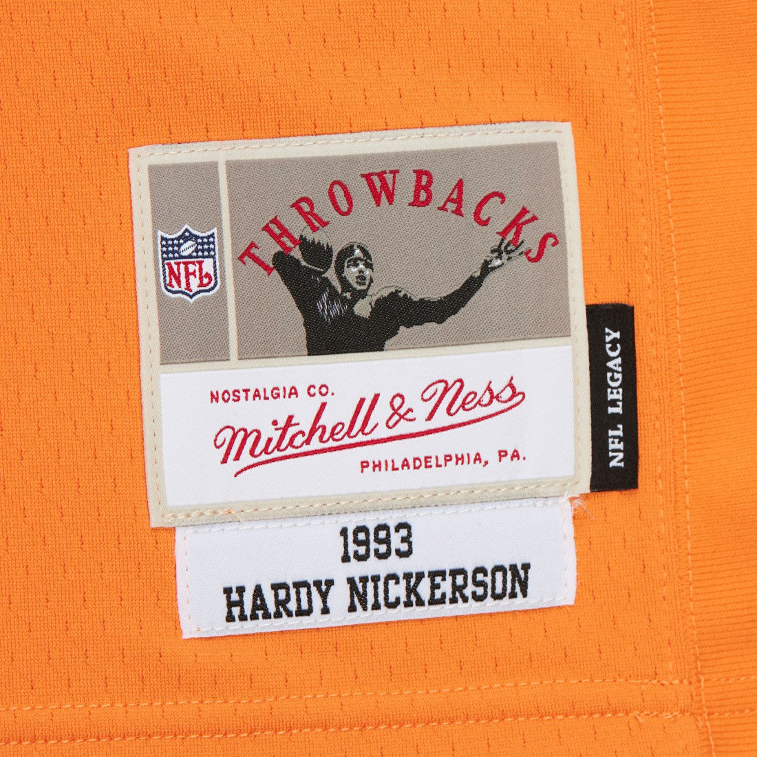 Hardy Nickerson Tampa Bay Buccaneers 1993 Legacy Replica Jersey Orange | Mitchell & Ness