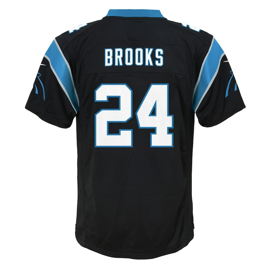 Jonathon Brooks Carolina Panthers Youth Game Jersey Black | Nike for Sale