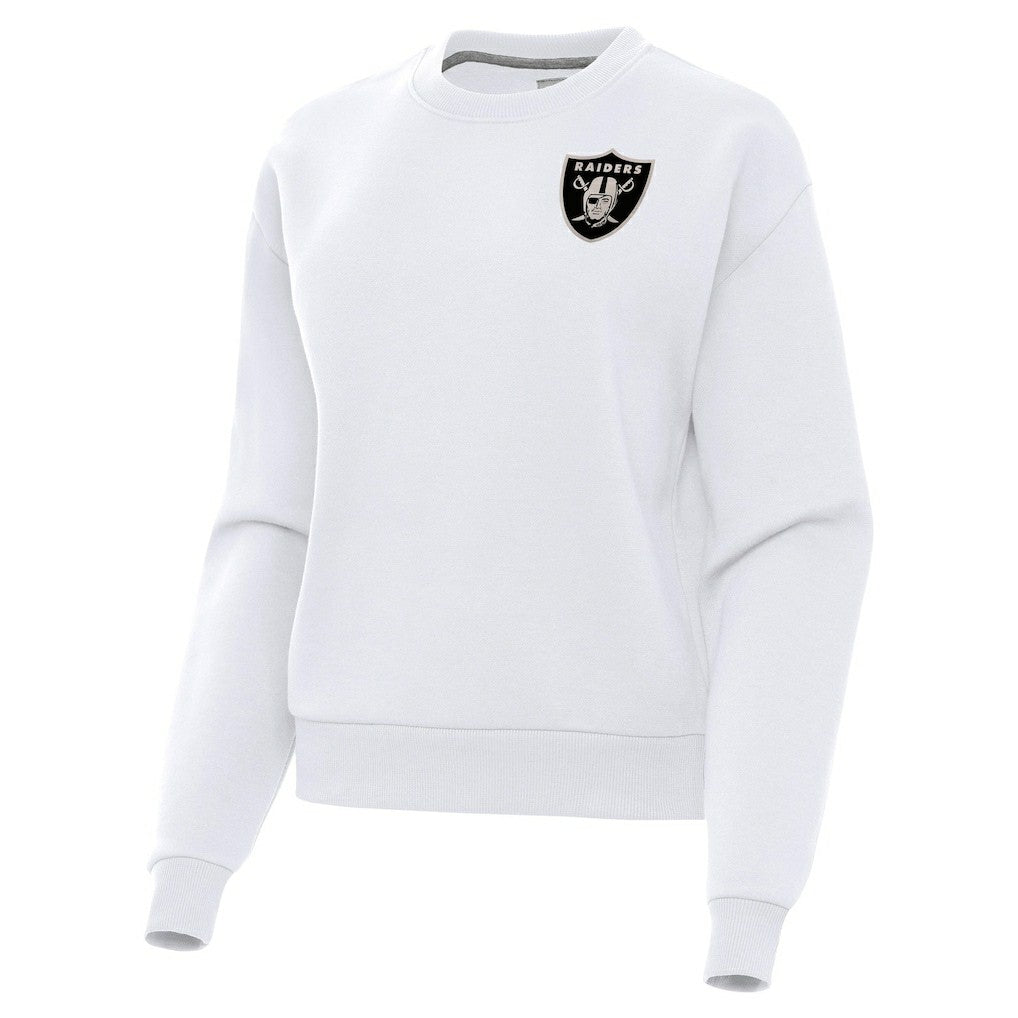 Las Vegas Raiders Antigua Women's Victory Pullover Sweatshirt White | NFL
