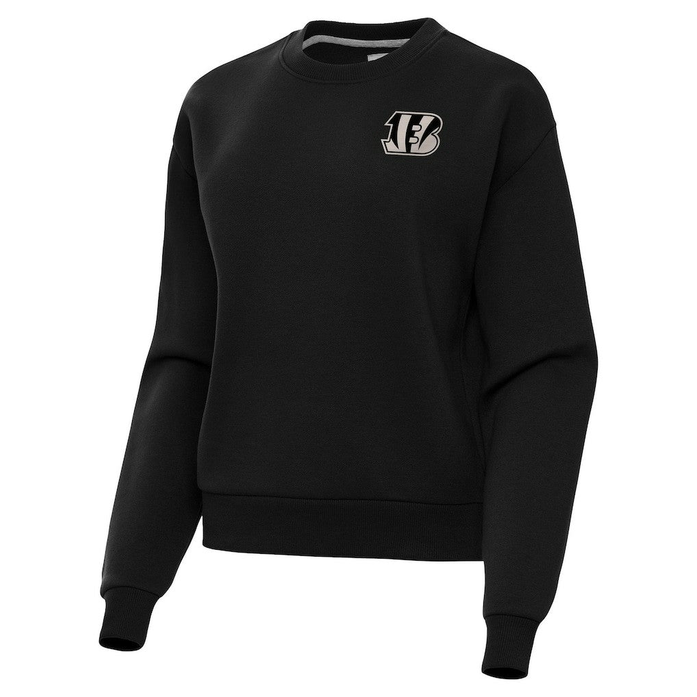 Cincinnati Bengals Antigua Women's Victory Pullover Sweatshirt Black | NFL