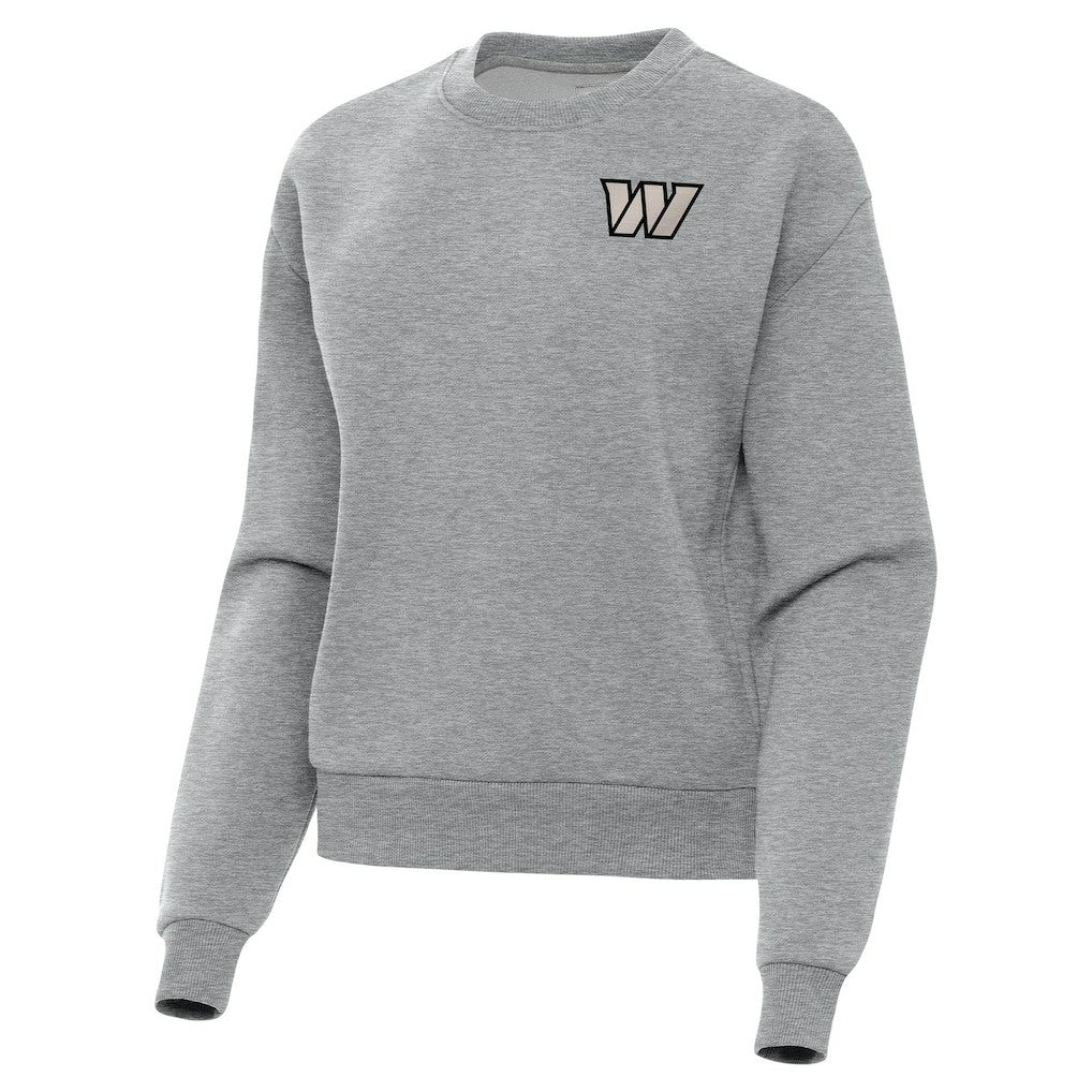 Washington Commanders Antigua Women's Victory Pullover Sweatshirt Heather Gray | NFL