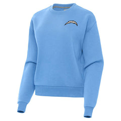 Los Angeles Chargers Antigua Women's Victory Pullover Sweatshirt Powder Blue | NFL