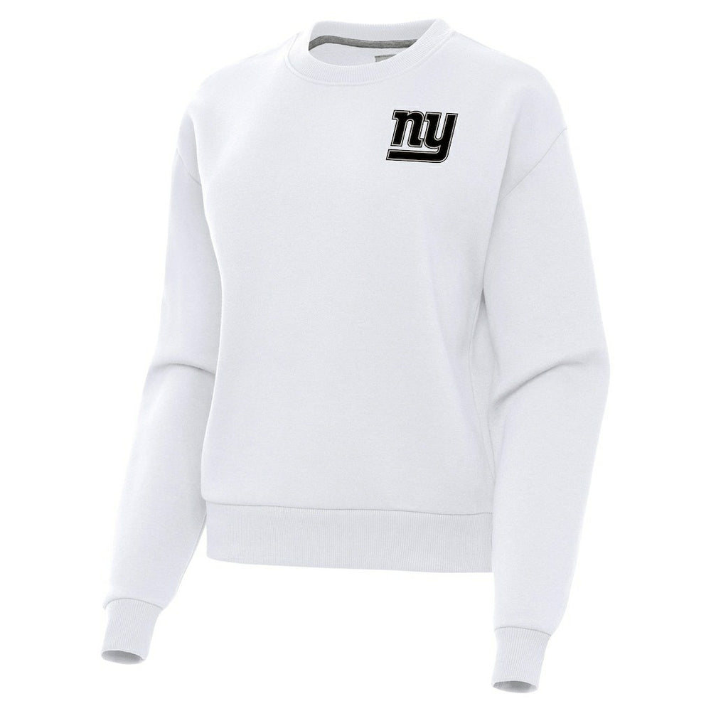 New York Giants Antigua Women's Victory Pullover Sweatshirt White | NFL