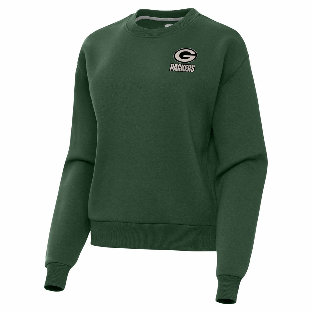 Green Bay Packers Antigua Women's Victory Pullover Sweatshirt Hunter Green | NFL