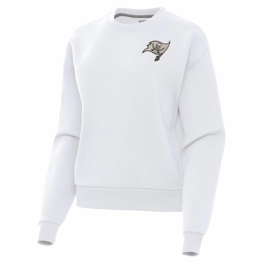 Tampa Bay Buccaneers Antigua Women's Victory Pullover Sweatshirt White | NFL