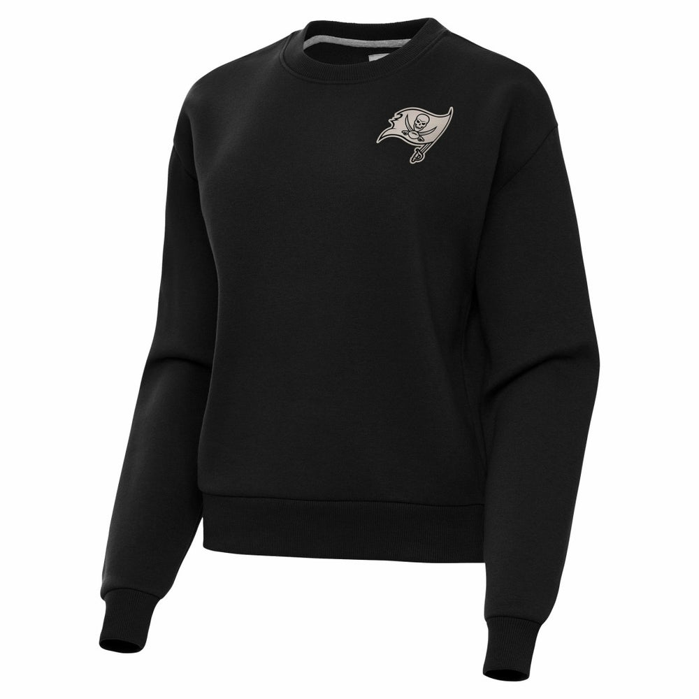 Tampa Bay Buccaneers Antigua Women's Victory Pullover Sweatshirt Black | NFL