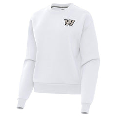 Washington Commanders Antigua Women's Victory Pullover Sweatshirt White | NFL