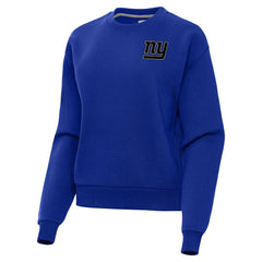New York Giants Antigua Women's Victory Pullover Sweatshirt Royal | NFL