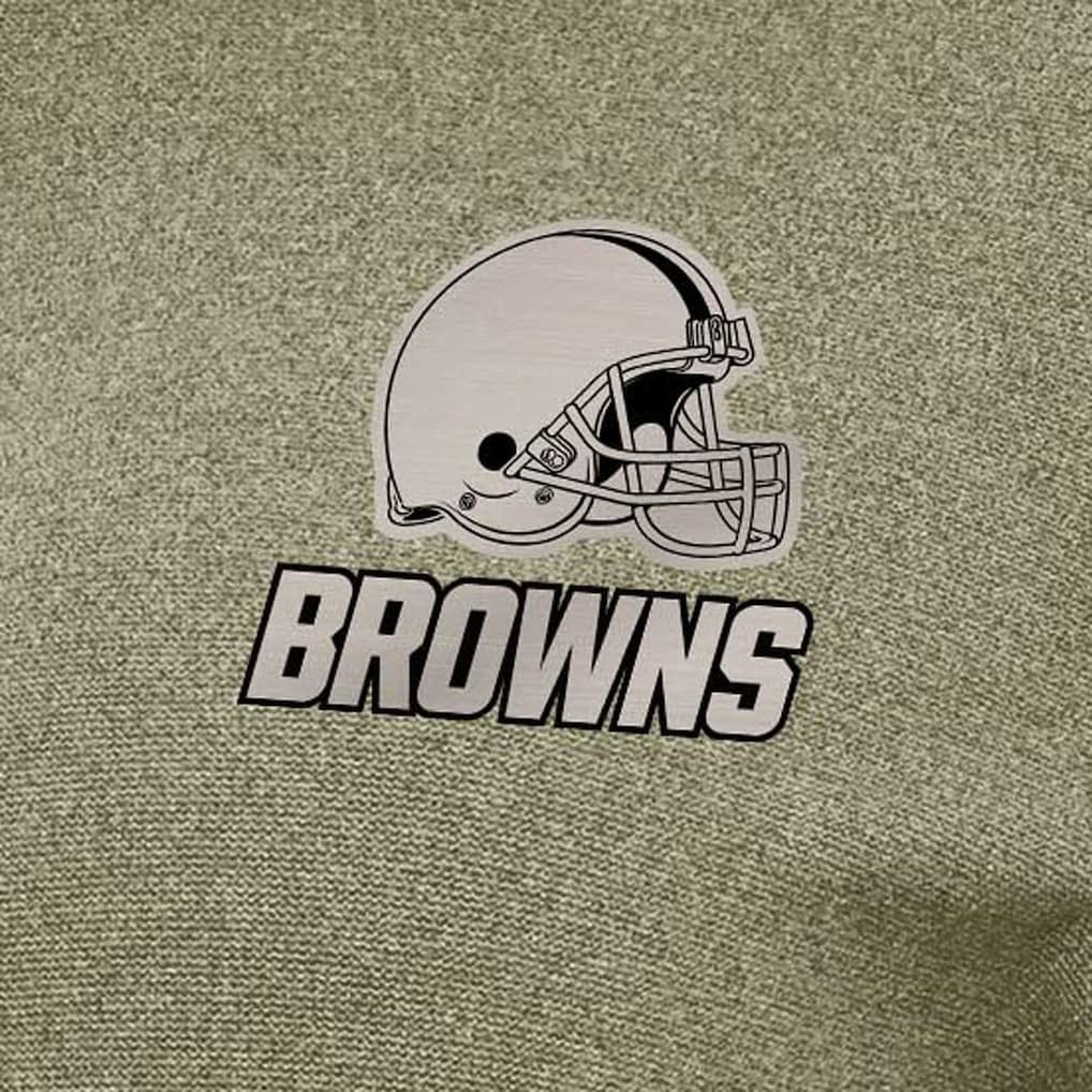 Cleveland Browns Antigua Women's Crush Quarter-Zip Top Olive | NFL
