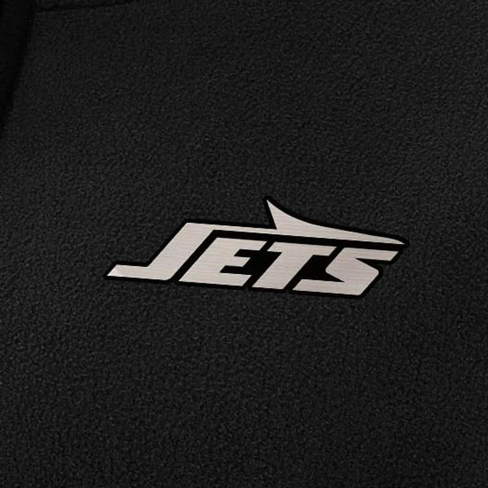 New York Jets Antigua Women's Brushed Carbon Figure Half-Zip Pullover Sweatshirt – Black | NFL