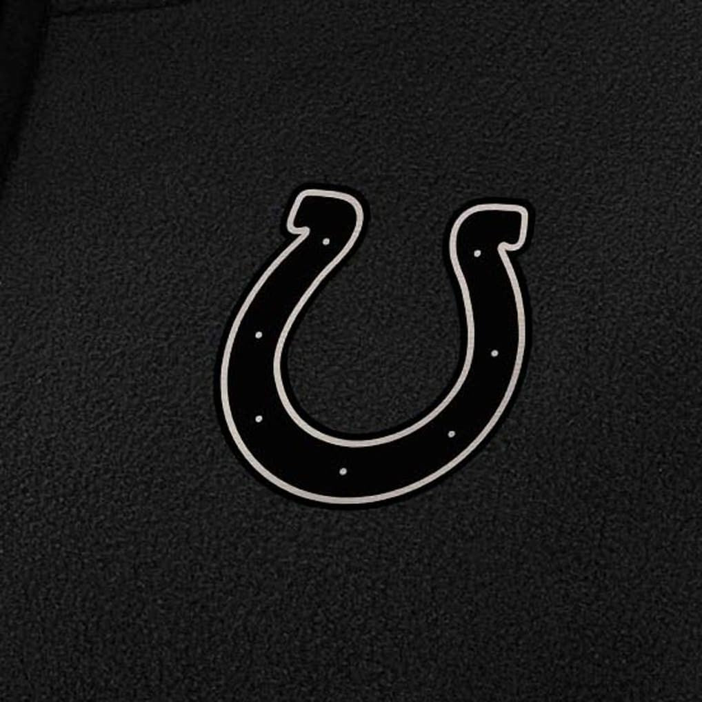 Indianapolis Colts Antigua Women's Brushed Carbon Figure Half-Zip Pullover Sweatshirt – Black | NFL
