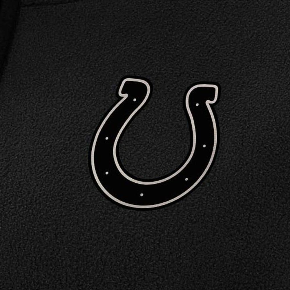 Indianapolis Colts Antigua Women's Brushed Carbon Figure Half-Zip Pullover Sweatshirt – Black | NFL