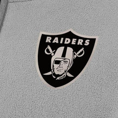Las Vegas Raiders Antigua Women's Brushed Carbon Figure Half-Zip Pullover Sweatshirt – Gray | NFL