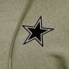 Dallas Cowboys Antigua Women's Justice Pullover Hoodie Olive | NFL